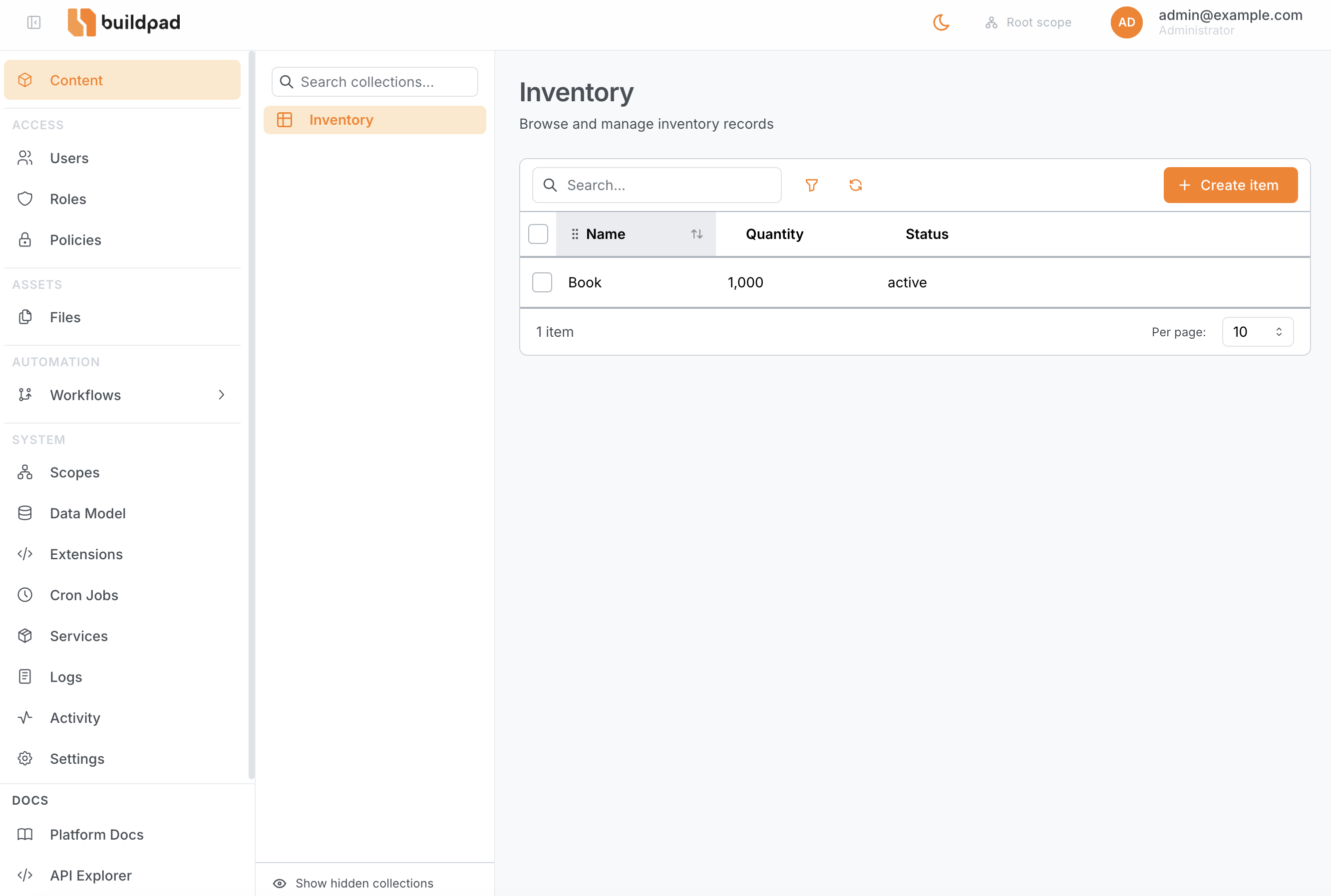 Content Browser overview